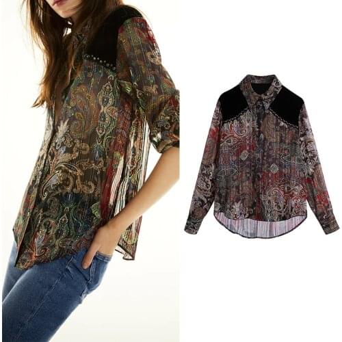 Женские прозрачные рубашки KONDALA China At AliExpress