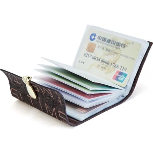 Credit Card Holder Wallet Men Women Card Case Business Card Holder PVC Bank Cardholder Case ID Passport Card Wallet