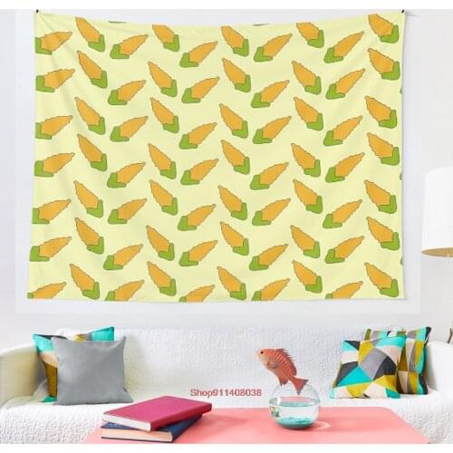 Corn Curtains tapestry Wall Tapestry Wall Hanging Wall Art Coverlet Bedding Blanket Sheet Throw Furniture Yoga Mat