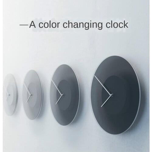 Nordic Creative Discolor Wall Clock Modern Design Living Room Light Luxury Wall Clocks Home Decor Silent Watch Reloj Gift D61
