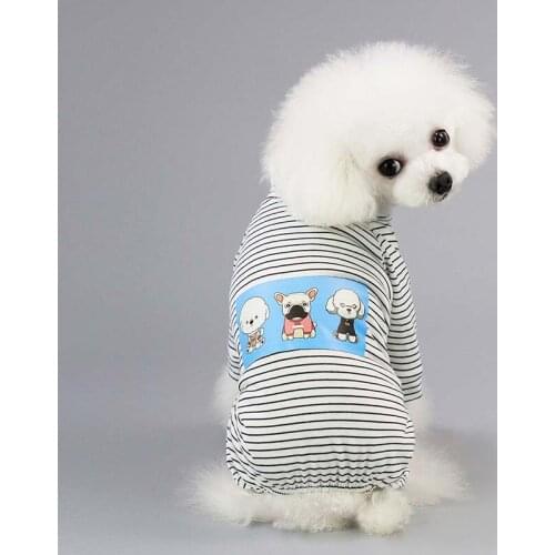 9089# Pet Clothing Four-Legged Pet Clothes Spring And Summer New Style Three Home Clothes Puppy Clothes Teddy French Shepherd