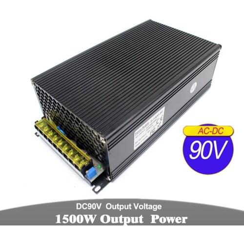 Regulated DC90V Power Source Switch 16.7A 1500W Transformer 110V 220V AC-DC 90V Power Supply Unit for CNC Router Stepper Motor