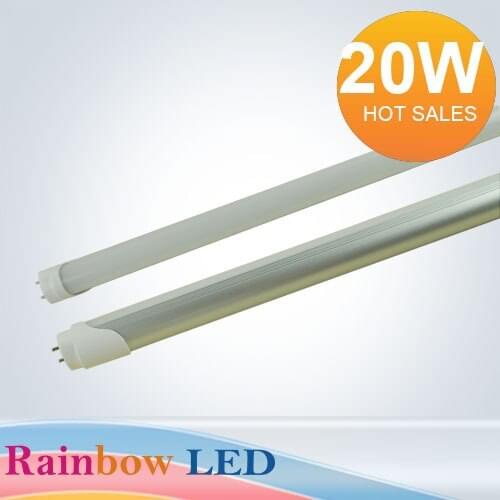 Free Shipping 30pcs 4ft 1.2m 1200mm G13 T8 Led Tube Light Bulb High Super Bright 20w Warm Cool White Led Light Lamp Ac85v~265v