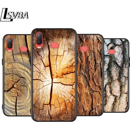 Texture Wood for Samsung Galaxy A9 A8 Star A750 A7 A6 A5 A3 Plus 2018 2017 2016 Black Phone Case Soft Cover
