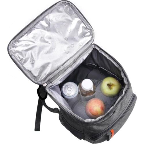 Waterproof Ice Bag Fresh Storage Large Capacity Insulated Bag Cooler Backpack Leakproof Lightweight Backpack Cooler for Lunch