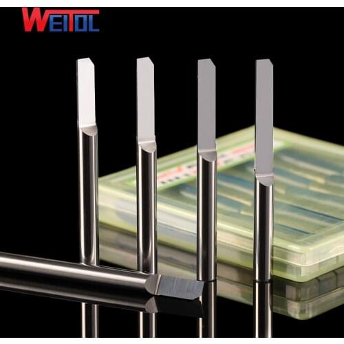Weitol free shipping 5pcs 4mm shank half straight bit CNC engraving bit straight shank router bit CNC machine tools