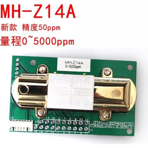1PC MH-Z14 MH-Z14A Infrared carbon dioxide sensor module Analog output environment monitoring 0-5000ppm