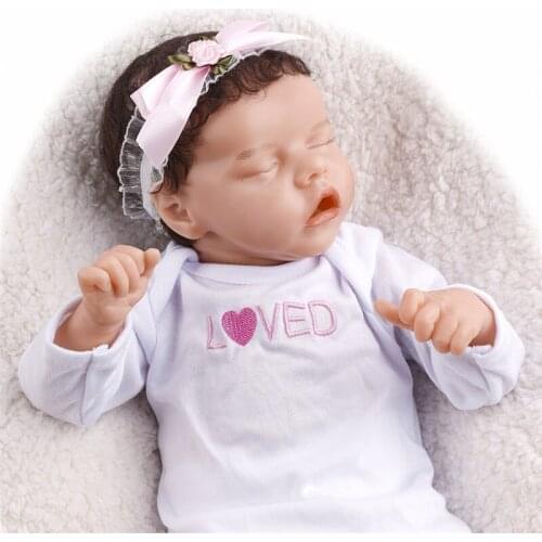 17 Inches Bebe Reborn Baby Doll Full Soft Vinyl 43cm Lifelike Newborn Bebe Dolls Gift Toys For Children Girl LoL nигрушки