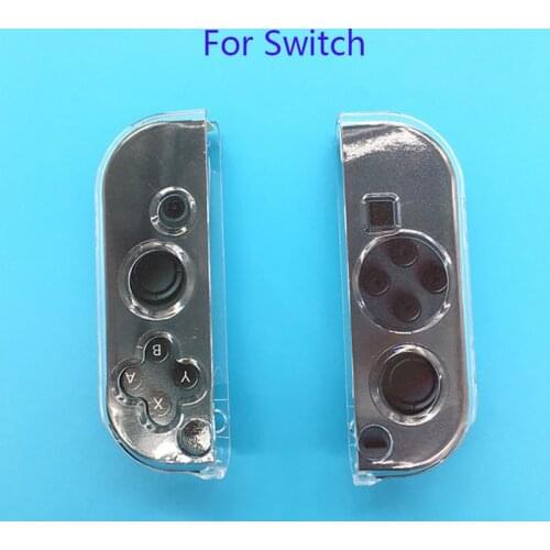 2sets For switch handle crystal shell NS left and right handle protection shell transparent For Switch split PC hard shell