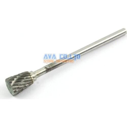 5 Pieces 6mm Tungsten Carbide Burr Rotary Cutter File 2.35mm Shank Double Cut (NO.10)
