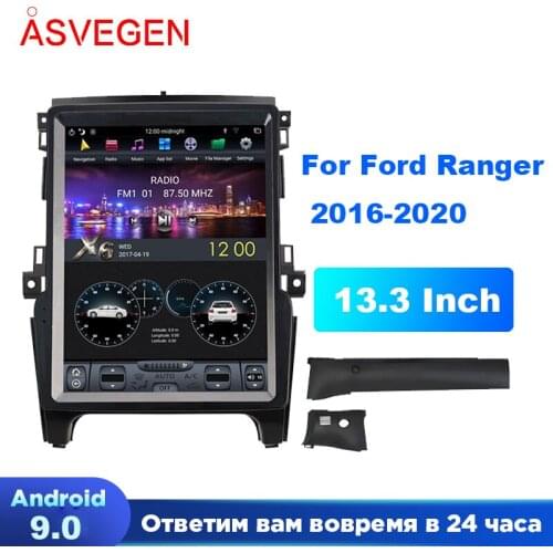 13 "Android 8.1 Car Multimedia Player For Ford Ranger 2016-2020 With 4G 32G Stereo Radio Audio DVD GPS Navigation Sat HeadUnit