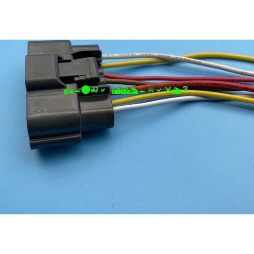 Free shipping auto 7pin plastic housing plug waterproof connector 6098-0148 wire harness