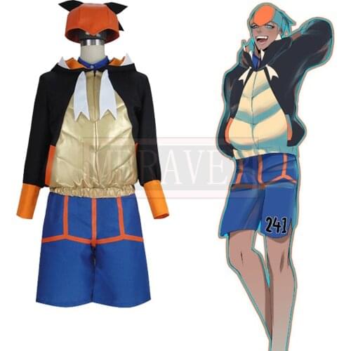 Game (Sword and Shield) Raihan Cosplay Costume Cos Halloween Party Custom Made Free Shipping