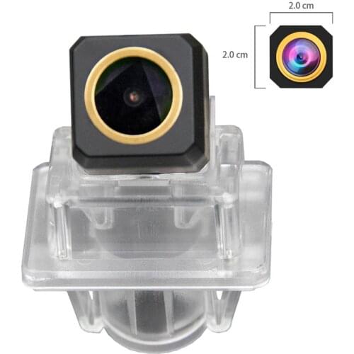 Rear View Reverse Backup Camera for Mercedes Benz C Class W204 C180 C200 C280 C300 C350 C63 AMG E-Class W212 Golden HD 1280x720p