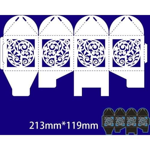 213*119mm PRESENT BOX TEMPLATE New Metal Cutting Dies for decor card DIY Scrapbooking stencil Paper Album template Dies