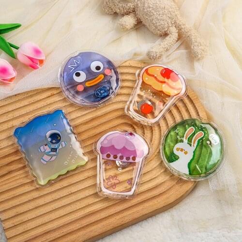 Mini Winter Reusable Gel Hand Warmer Cute Cartoon Instant Self Heating Pack Warmer Warming Products LBShipping