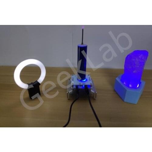 Multifunction Tesla Coil Can Play Music Spaced Lighting Ion Windmill Garland Radio Station