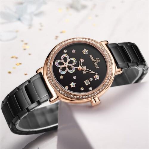 NAVIFORCE Women Watches Top Brand Luxury Fashion Female Quartz Ladies Waterproof Date Clock Wrist Watch Girl Relogio Feminino