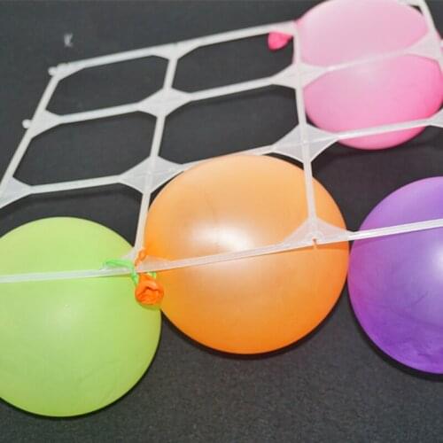 2018 New Ballon Helium Balloon Grids 9 Holes Latex Mesh Balloons Wall Decoration Design Accessories For Wedding Party Supplies