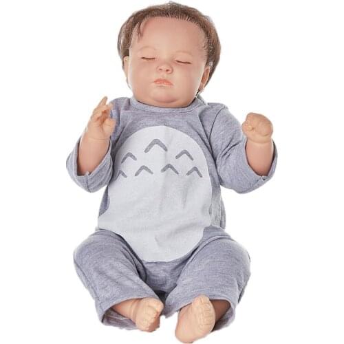 New Joseph 50CM Real Cloth Body Reborn Baby Doll toy Baby Dolls Reborn Bonecas Brinquedos