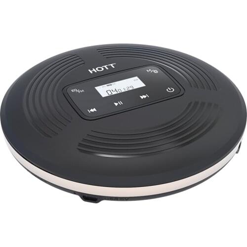 HOTT CD903TF Portable CD Player, Player with Headphones, BT 5.0 Bluetooth, FM Transmitter Function, with LCD Display