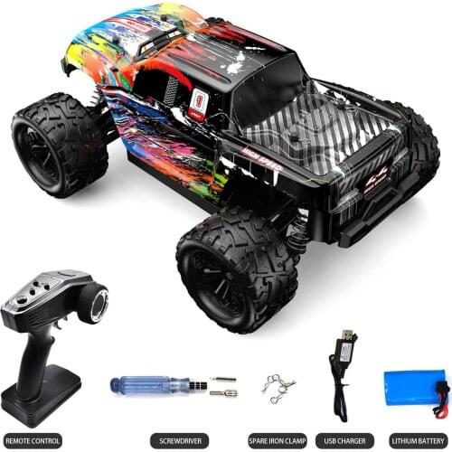 RC Cars 1:18 Bigfoot Monster 4WD High Speed Remote Control Car Crawler Climbing Off-Road Vehicle For Children Adults