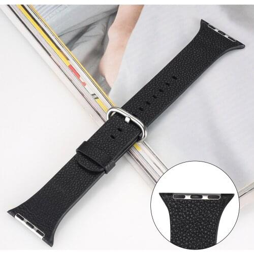 Genuine Leather strap for apple watch 5 6 band 44mm/40mm watchband for iwatch band 42mm 38mm bracelet 6/5/4/3/2/1 accessories