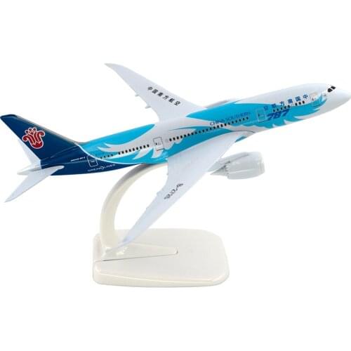 20cm Aircraft China Southern Airlines Boeing 787 with Landing Gear B787 Alloy Plane Model Decoration Children Gift Collection