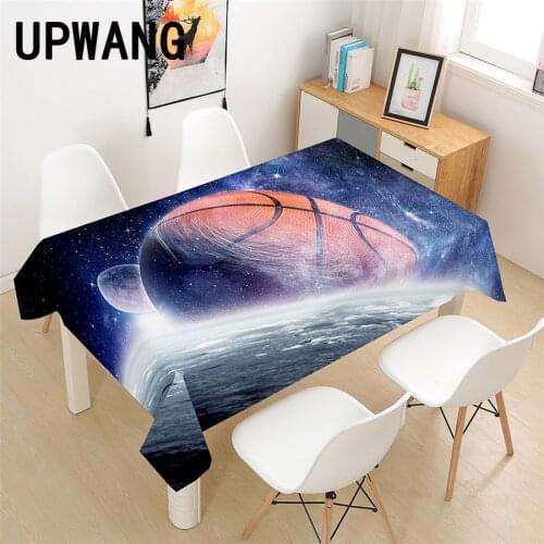 Basketball Tablecloth 3D Printed Table Cover Rectangular Tablecloth Wedding Birthday Party Kitchen Home Decor
