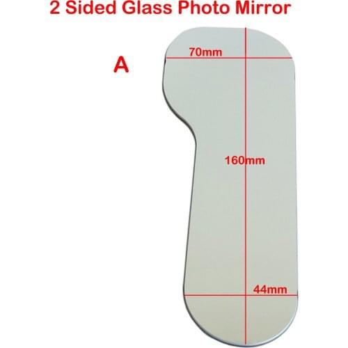 Dental Intra Oral Double-Sided Photo Mirror Glass Photographic Size A Lingual