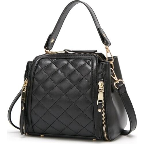 2019 new trendy Korean version of fashion summer handheld bag bucket bag with one shoulder and one shoulde