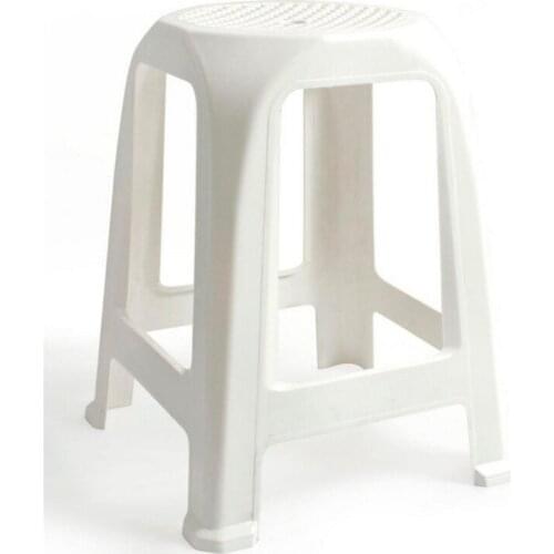 Stool Aroa Plastic White (26 X 26 x 47 cm)