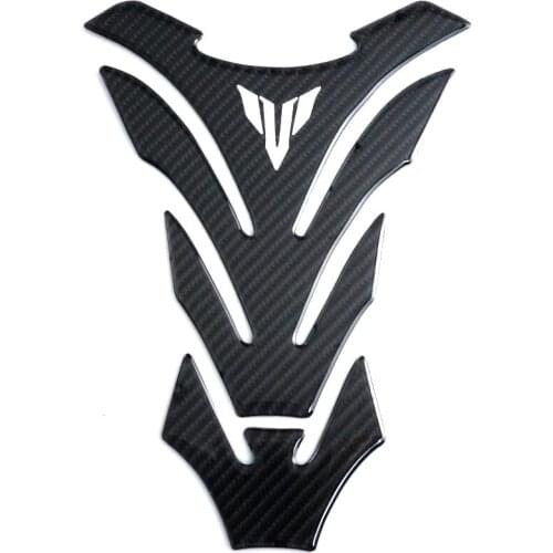 Carbon Fiber Oil Fuel Gas Tank Pad Decal Protector Sticker For Yamaha YZF MT FZ