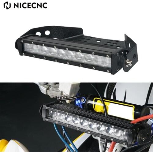 ATV Universal 50W 4500 Lumens 10 Inch LED Front Fender Headlight With Mounting Bracket Stay For Yamaha Raptor 700 Polaris Can-Am