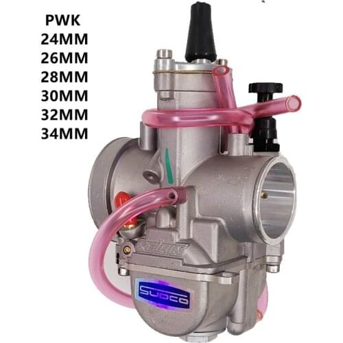 PWK 24 28 30 32 34mm Universal Carburetor For Keihin 2T 4T Motorcycle Carb With Power Jet Motor ATV
