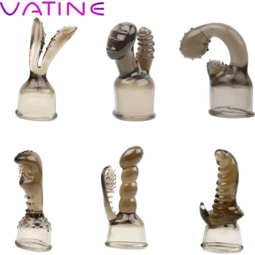 VATINE AV Rod Head Cap Magic Wand Attachment G-spot Stimulate Sex Toys for Women Sex Products Vibrator Accessories Silicone