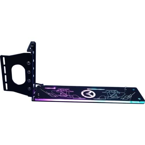 GPU Extension Holder PC PCIe Vertically VGA Card LED Stand 12V/5V ARGB aura Sync