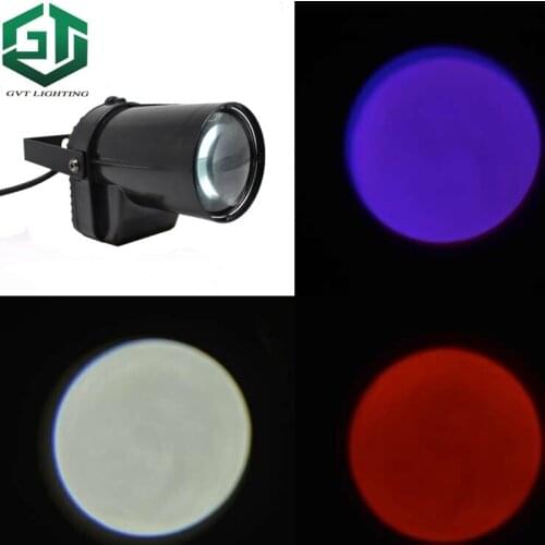 Factory sell bright red green blue white yellow pink color for choice led beam pinspot stage Mirror Balls Bar pin spot lights