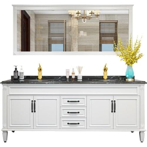 2020 new bathroom furnitures solid wood bathroom vanity SV215