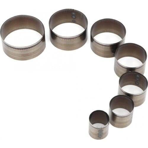 7pcs circle shaped cutter DIY leather craft round small bell die cutting knife punch tool mould template 25 30 35 40 45 50 55mm