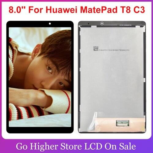 8.0'' For Huawei MatePad T8 C3 KOB2-L09 BAZ-AL00 LCD Display Panel Touch Screen Glass Sensor Replacement Screen Repair Parts