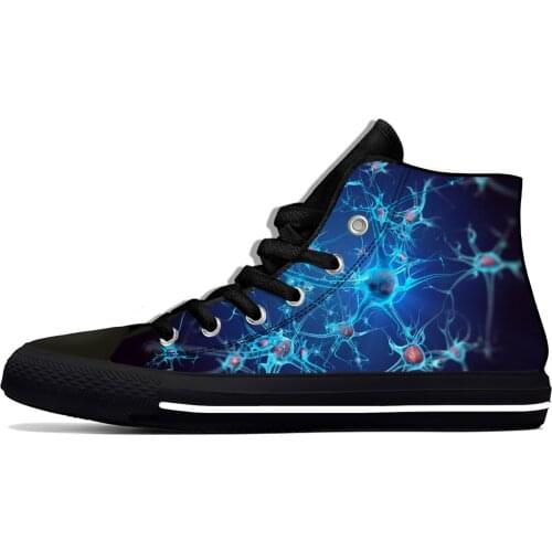 Biological transcriptome analysis Cell New Arrive Fashion Lightweight High Top Canvas Shoes Men Women Casual Breathable Sneakers