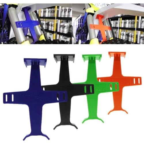 Motorcross Dirt Bike Plastic Fork Support Guard Transportation Protector Fork Saver Brace