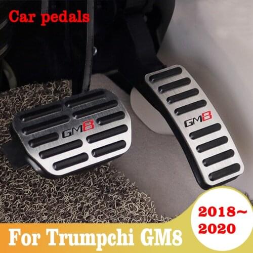 For Trumpchi GM8 2018 2019 2020 Car Pedals Accelerator Fuel Brake Pedal Pad Covers Car Accessories