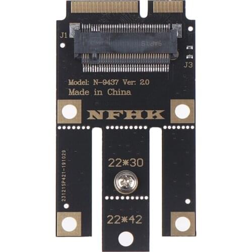 HOT SALE M.2 NGFF Key A+e Key A To Mini Pci-e Express Adapter For Wifi Wireless Card