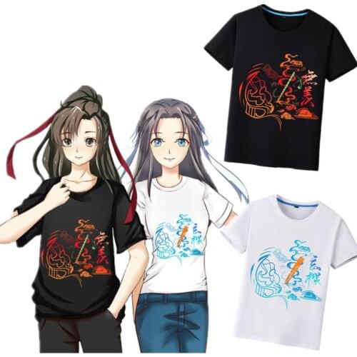 Grandmaster of Demonic Cultivation WeiWuXian BL Cosplay Winter Warm Casual Coat Unisex Tshirt Gifts New arrive short sleeve top