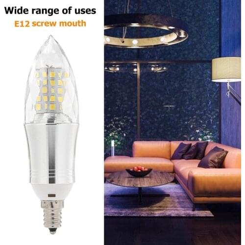 E12 5W/7W/12W LED Light SMD2835 AC85-265V Corn Bulb Spiral LED High Brightness Lamp Standard International Universal Plug