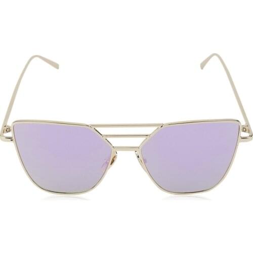 BZ466 Fashion Cat Eye Rimless Sunglasses Siamesed Lens UV400 Pretty Cool Color Film Sun Glasses For Men Women