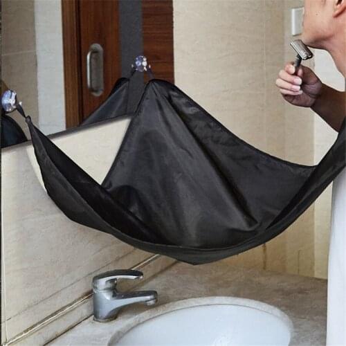 Man’s Mustache Trimming Wrap Beard Shaving Cape Waterproof Apron Face Beauty Styling Tool for Man E950