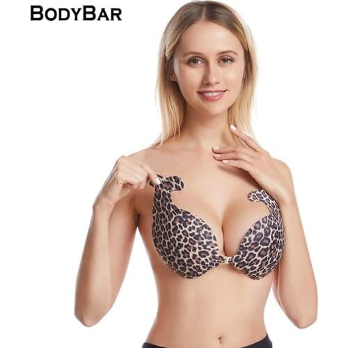 Invisible Leopard Print Chest Stickers Women Breast Lift Tape Overlays Nipple Reusable Gather Covers Seamless Comfort Breast Pad